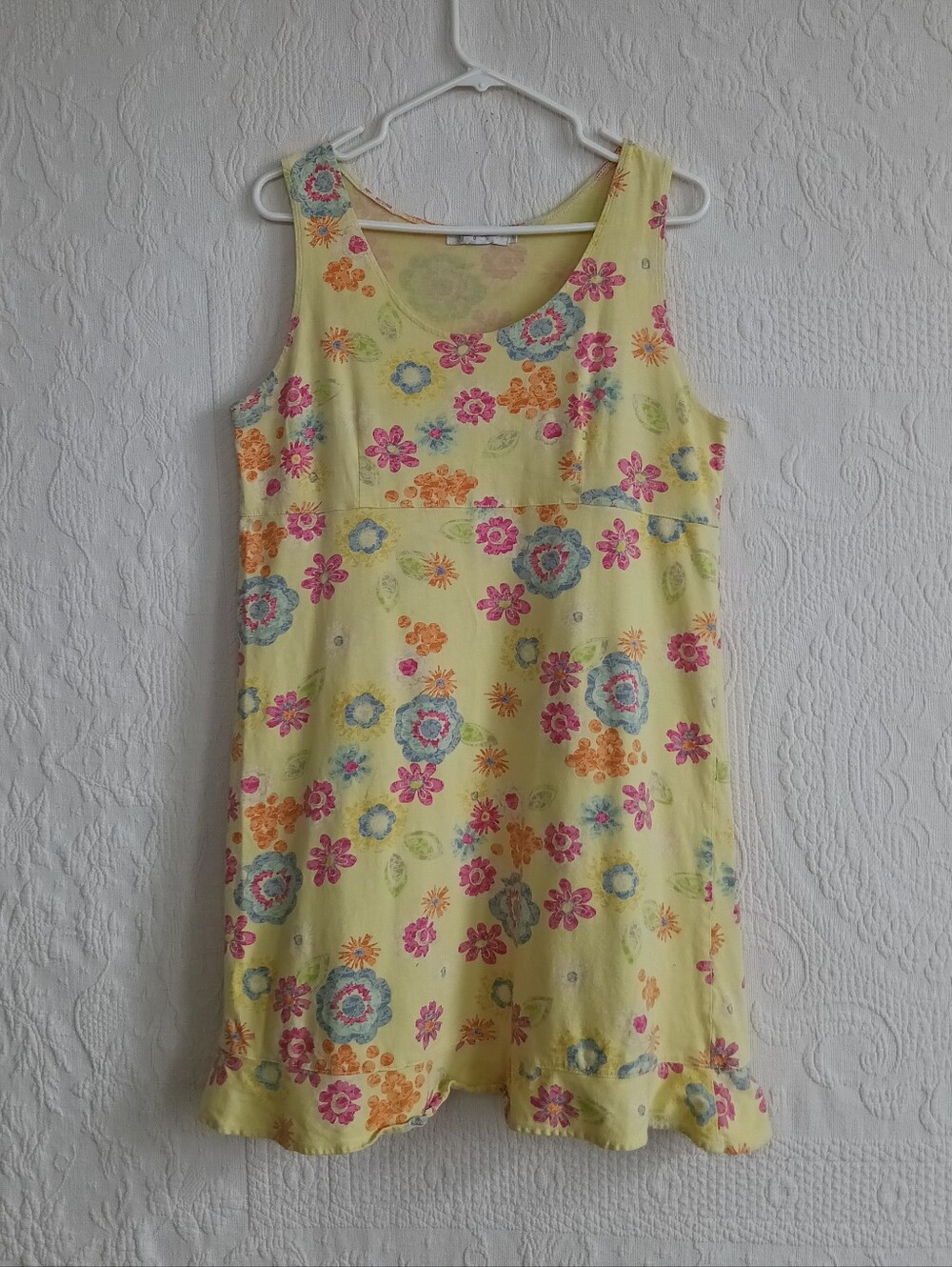 fresh produce Flirty Yellow Summer Dress Soft Lightweight Comfy Casual Colorful - Picture 8 of 8